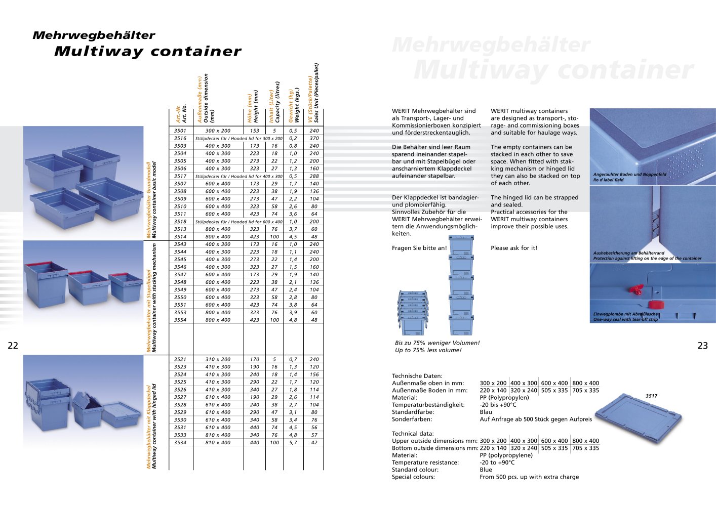 Storage and Transport Containers D/GB pt. 2 - WERIT