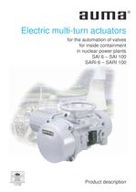Multi-turn actuators SAI 6 - 100/SARI 6 - 100, nuclear power plants