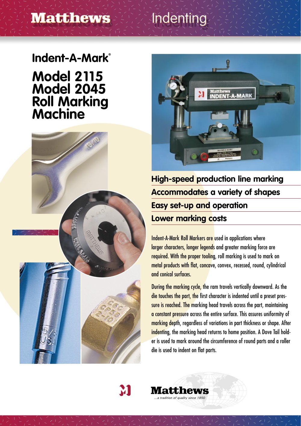 Model 2045 Roll Marking Systems - Matthews International