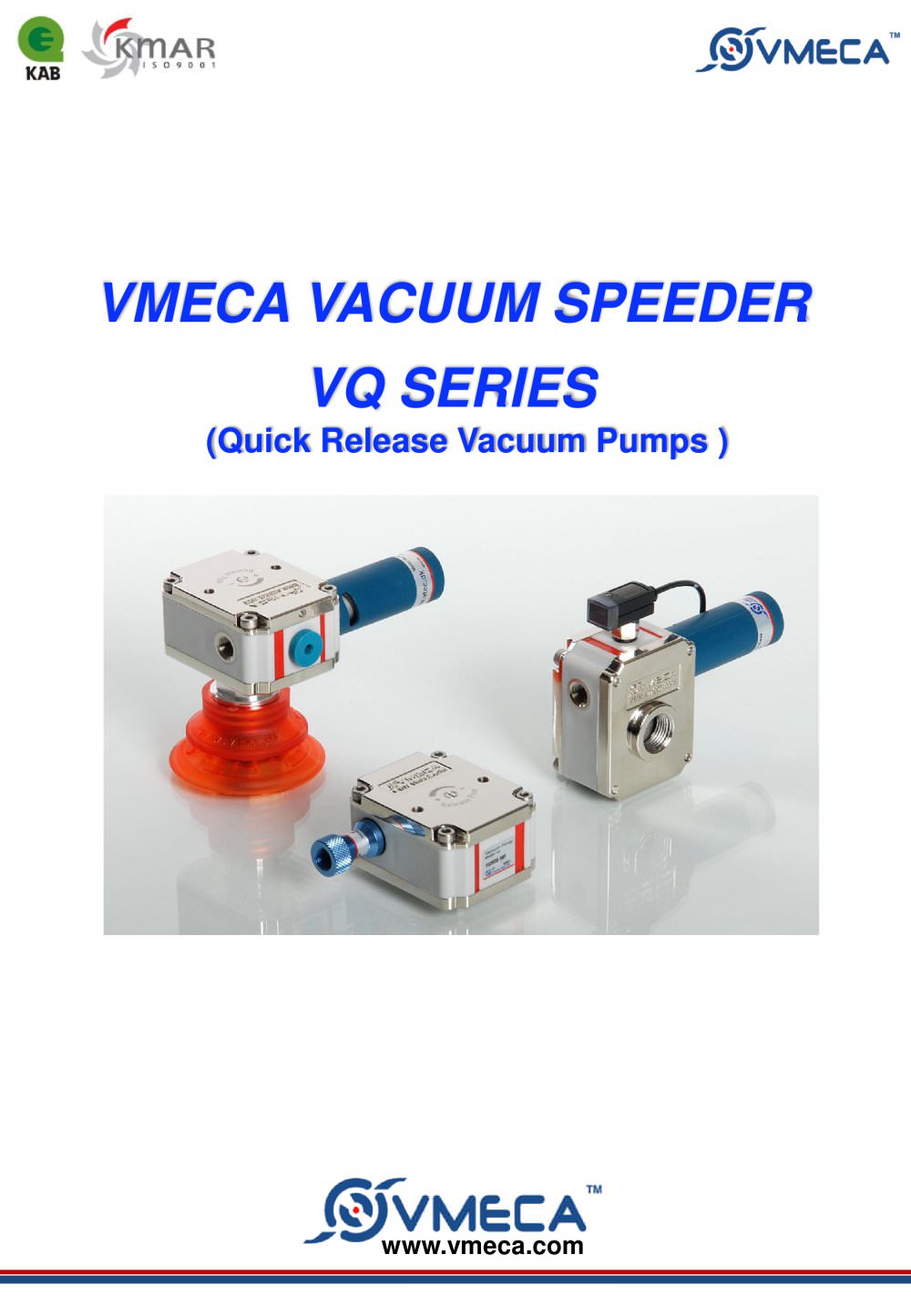 VMECA Vacuum Speeder : VQ SERIES - VTEC/VMECA