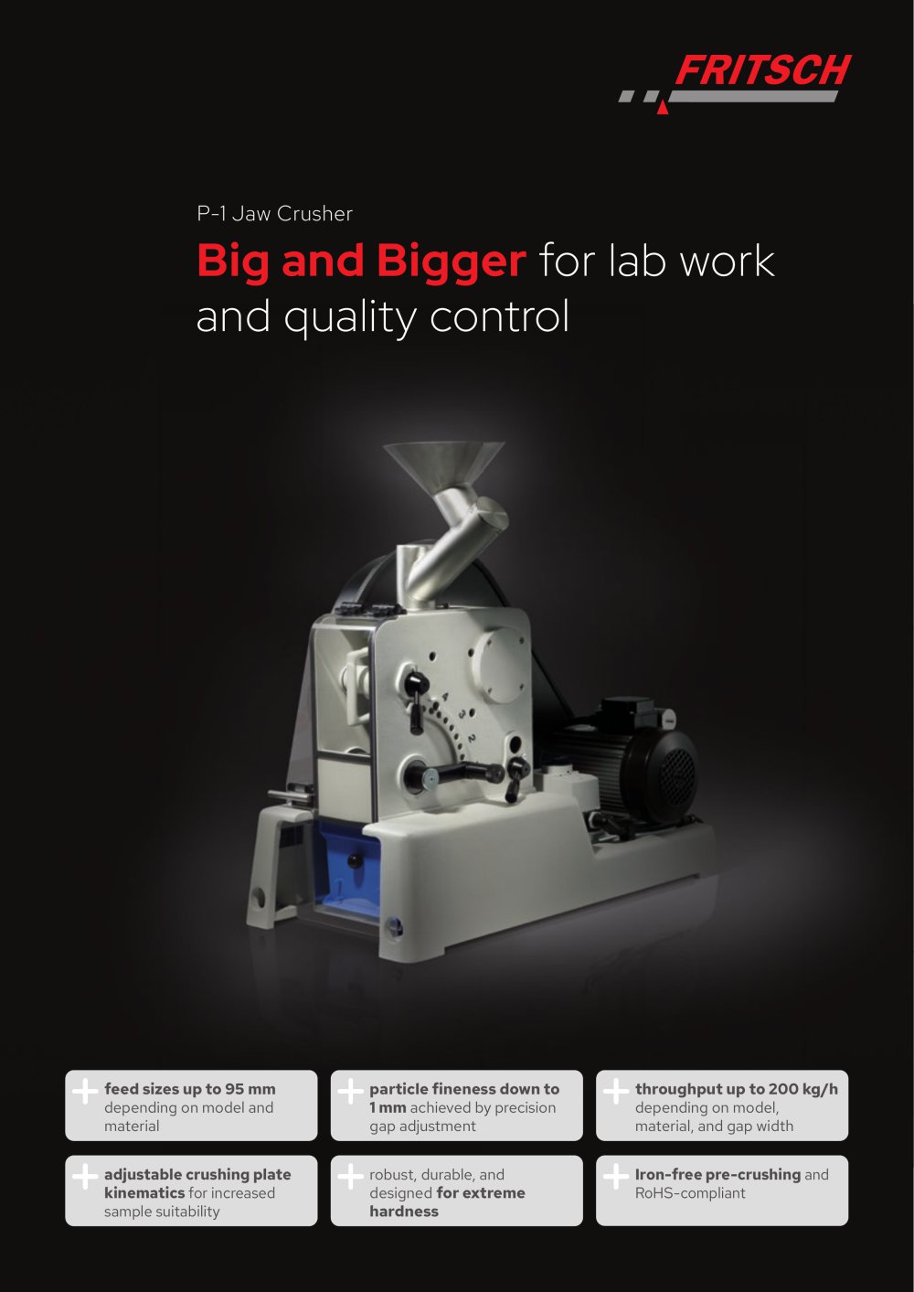 Jaw Crushers and Disk Mills - Fritsch