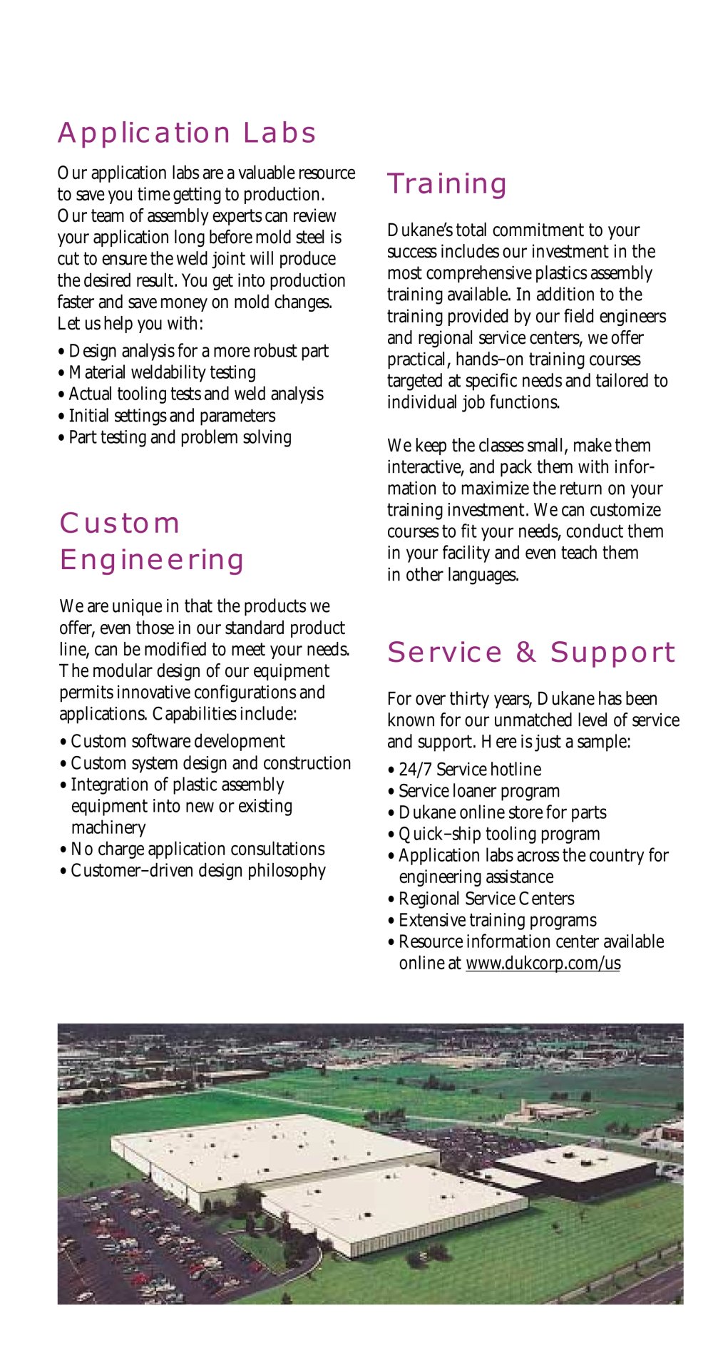 Dukane Ultrasonics Division - 