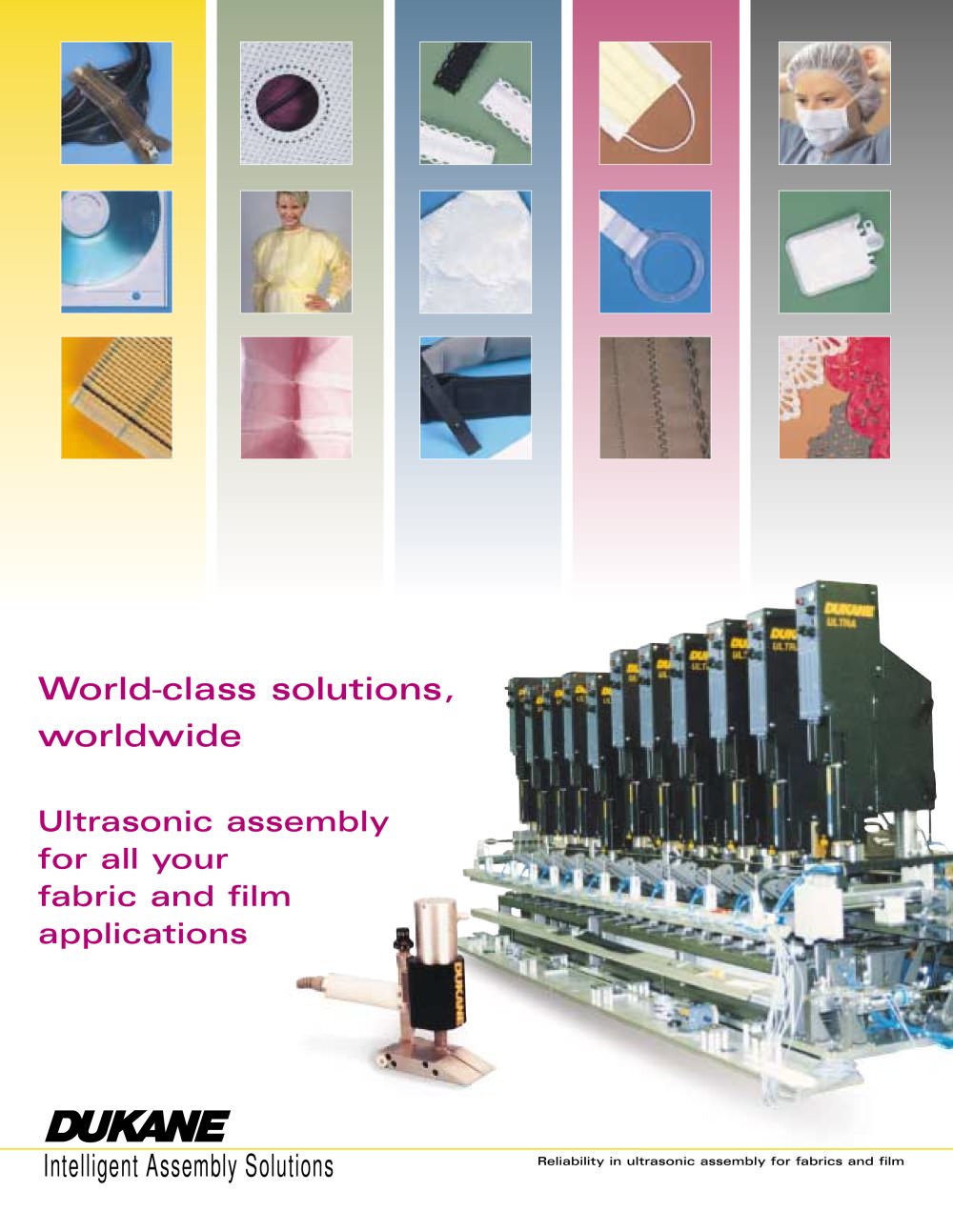 Film and Fabric Ultrasonic Processing - Dukane Intelligent Assembly Solutions