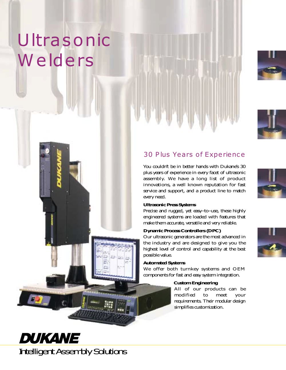 Ultrasonic Welders - Dukane Intelligent Assembly Solutions