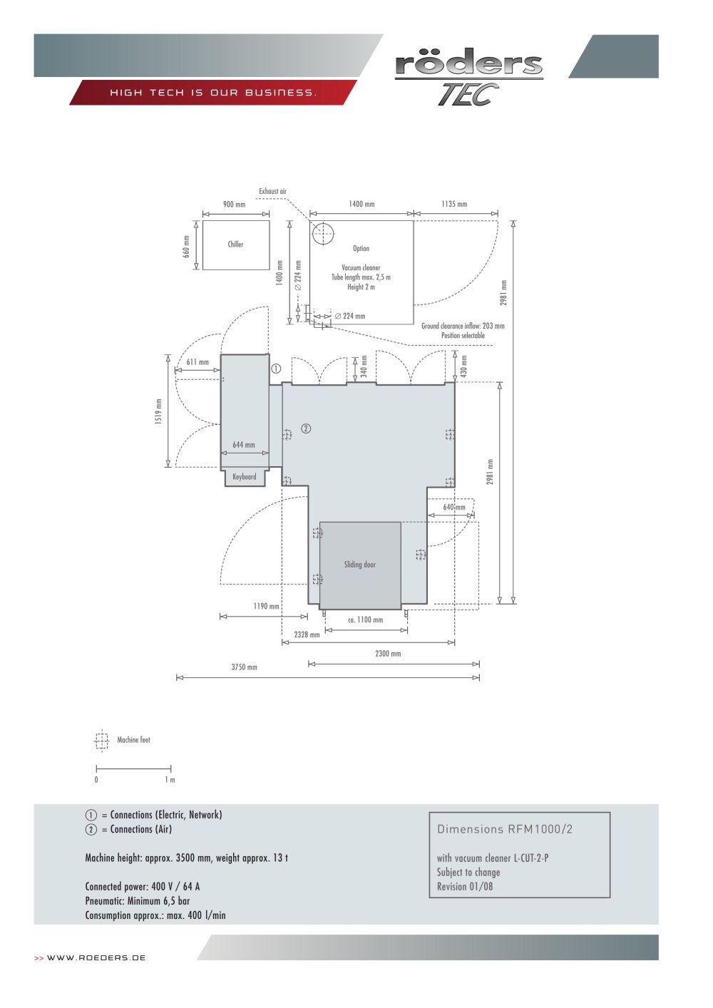 Floorplan RFM 1000 - Roeders