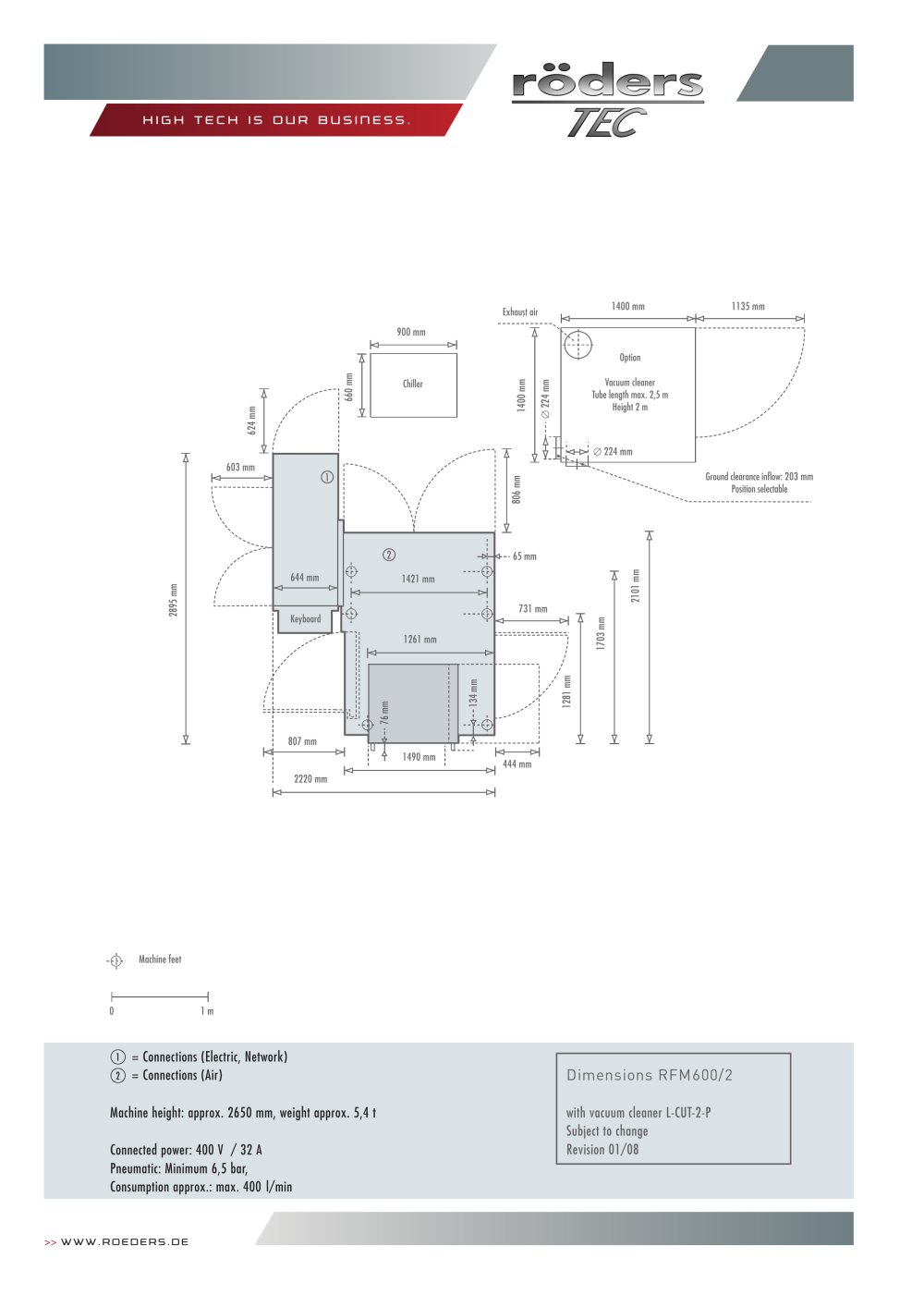 Floorplan RFM 600 - Roeders