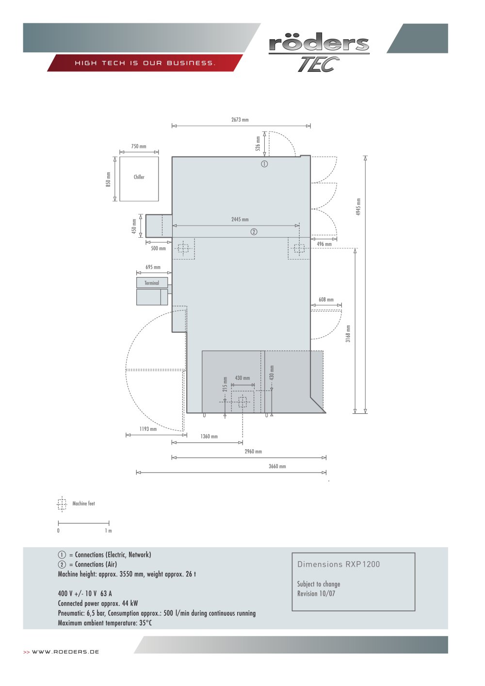 Floorplan RXP 1200 - Roeders