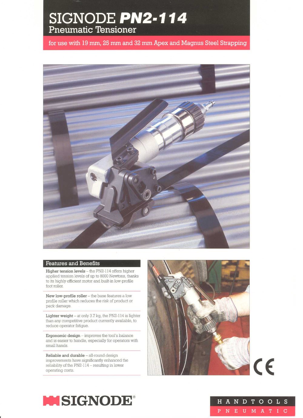 Signode - Steel Strapping Systems, Pneumatic Hand Tools - SIGNODE