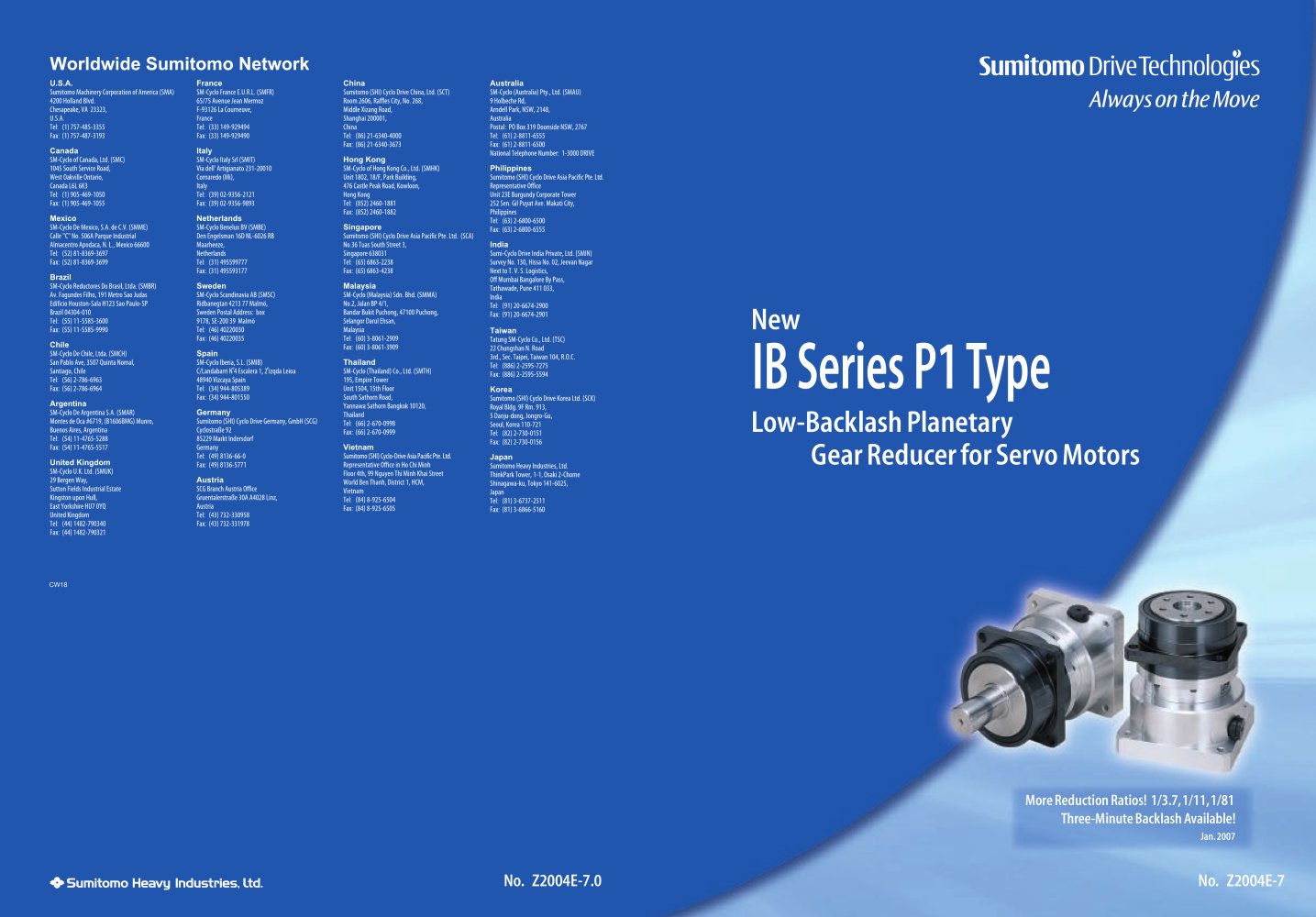IB series - Motion Control drive for Servo Motors - SUMITOMO Drive Technologies America