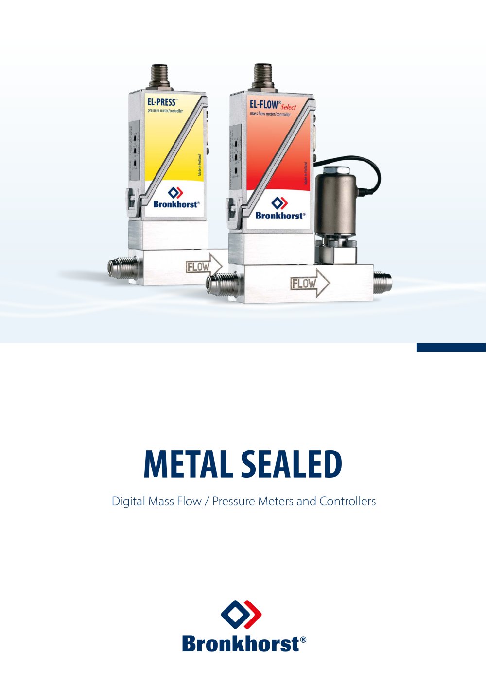 EL-FLOW&reg;  Metal Sealed Gas Mass Flow Meters / Controllers - Bronkhorst