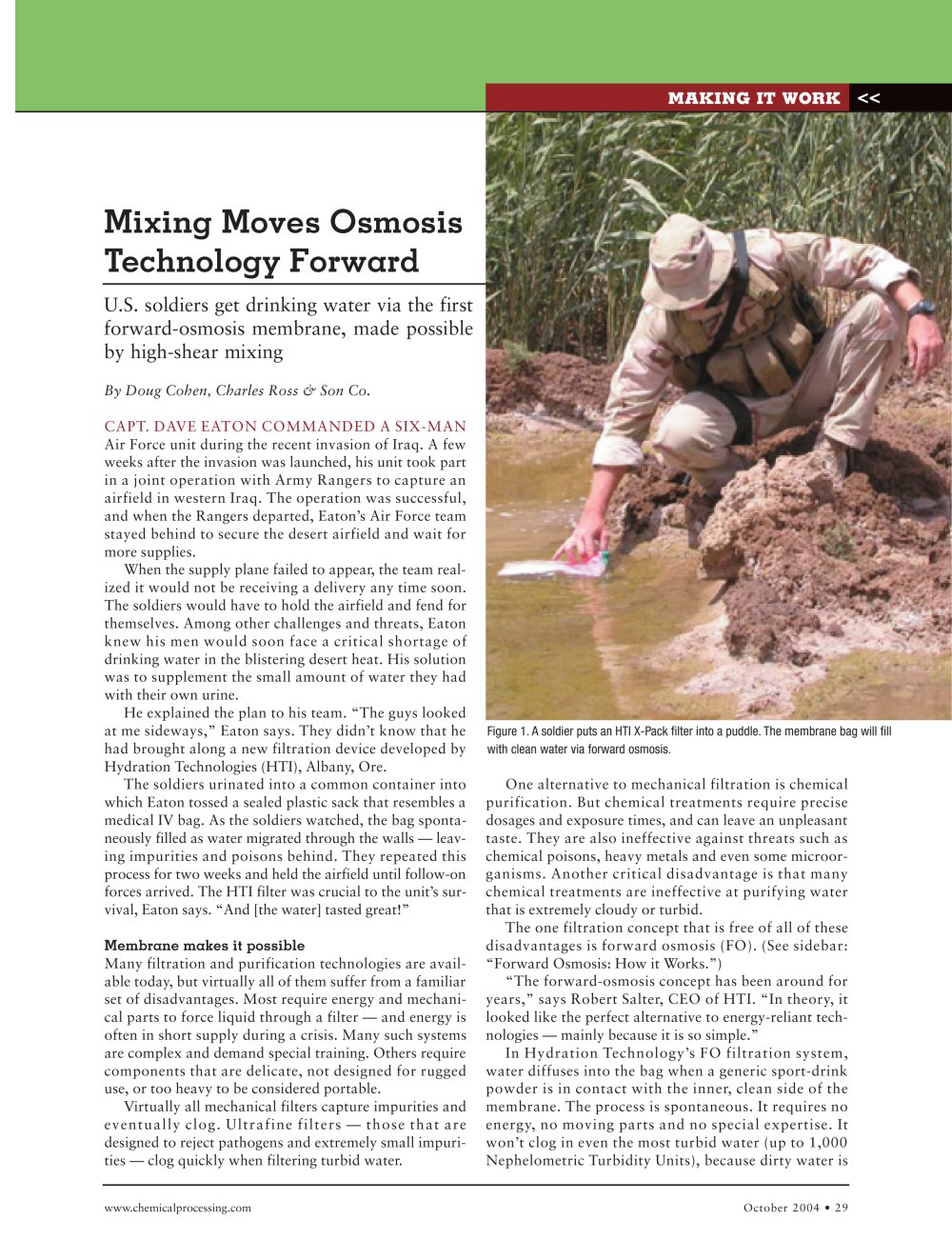 Mixing Moves Osmosis Technology Forward - Ross