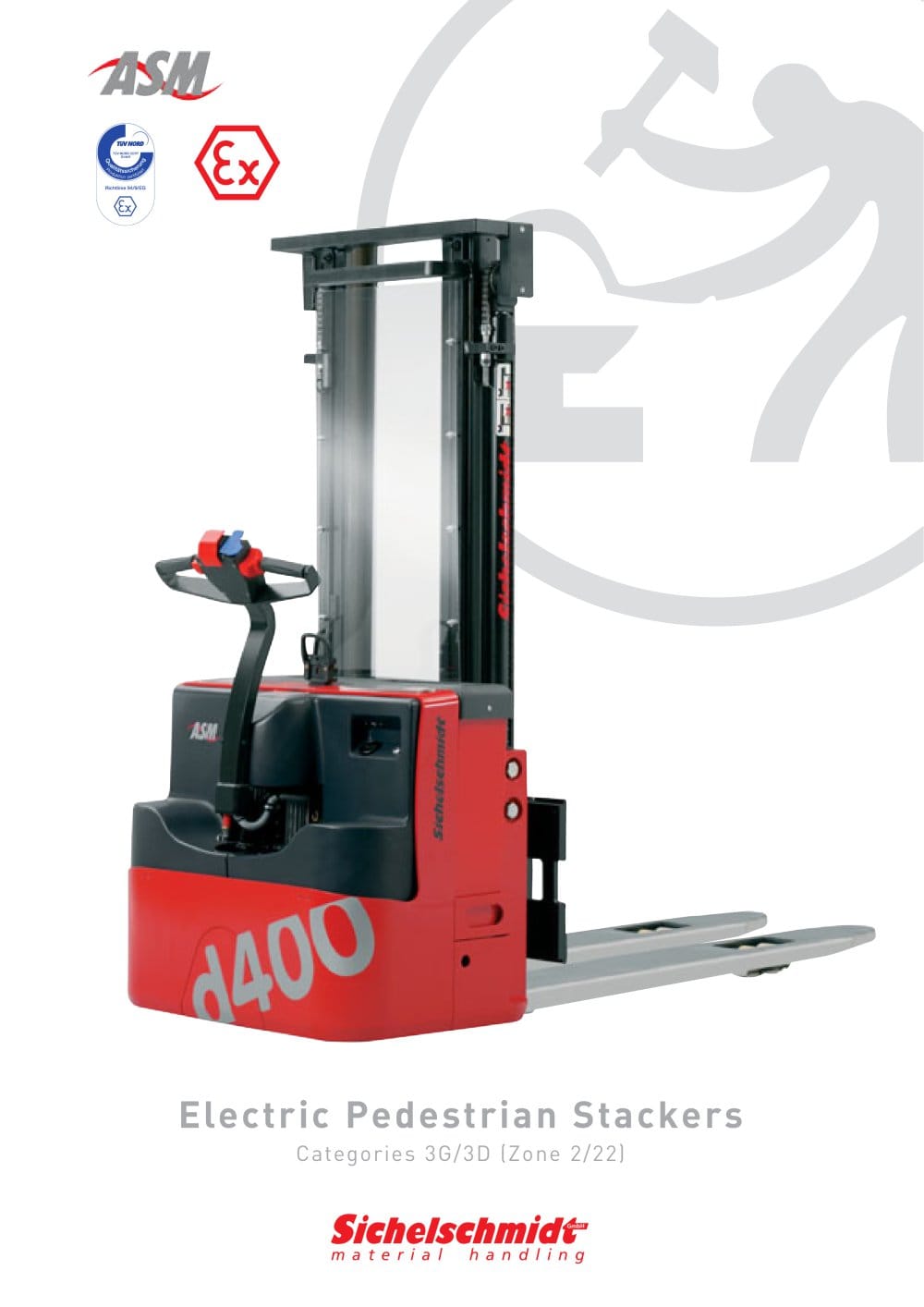 Explosion proof electric pedestrian stackers- Zone 1 - Sichelschmidt