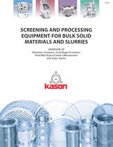 SCREENING AND PROCESSING EQUIPMENT FOR BULK SOLID MATERIALS AND SLURRIES