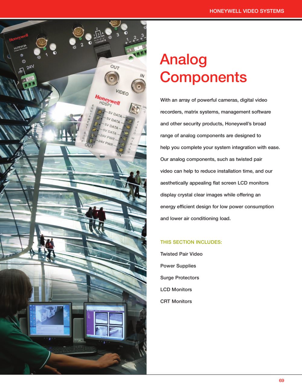 Analog components - Honeywell Video Systems