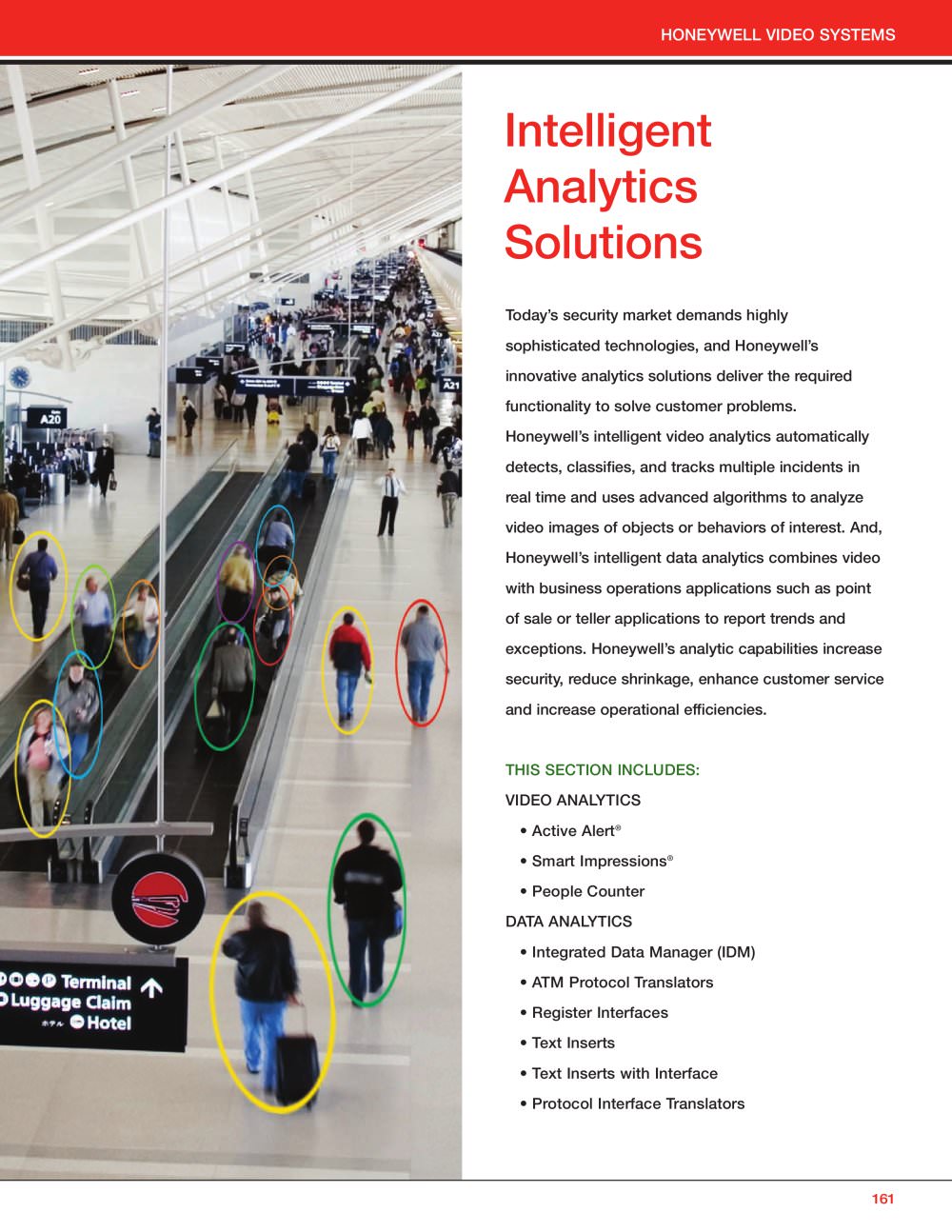 Intelligent Analytics Solutions - Honeywell Video Systems