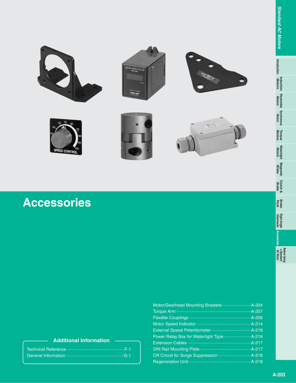 AC Motor Accessories - ORIENTAL MOTOR