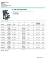 DG Series Hollow Rotary Actuators