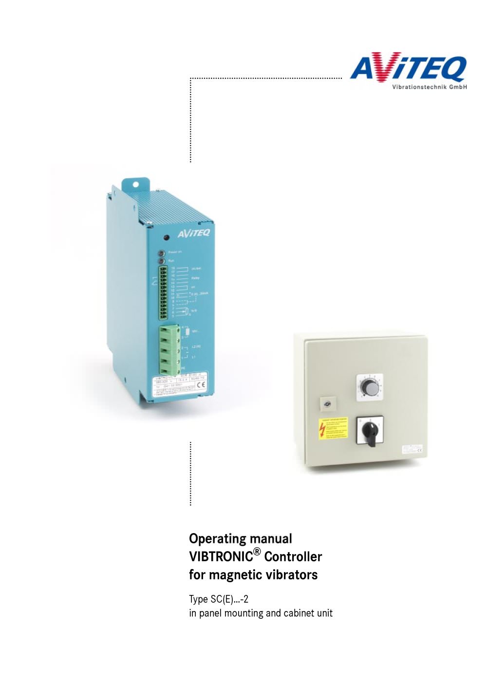 VIBTRONIC&reg; controllers SC(E) - AViTEQ Vibrationstechnik