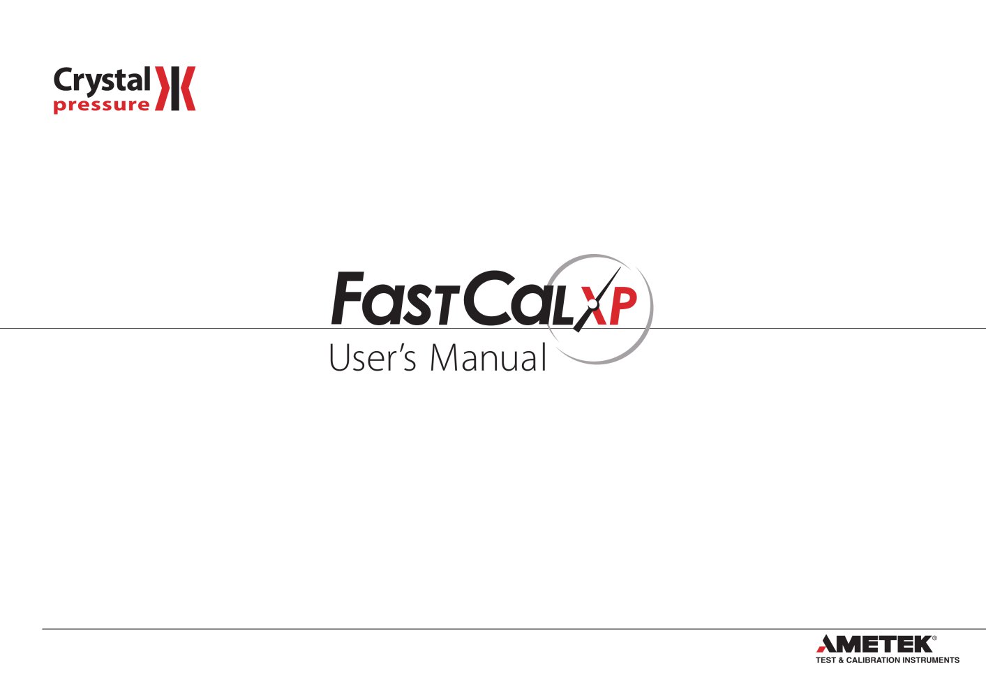 FastCalXP, Gauge & Transmitter Calibration Software Manual - Crystal Engineering