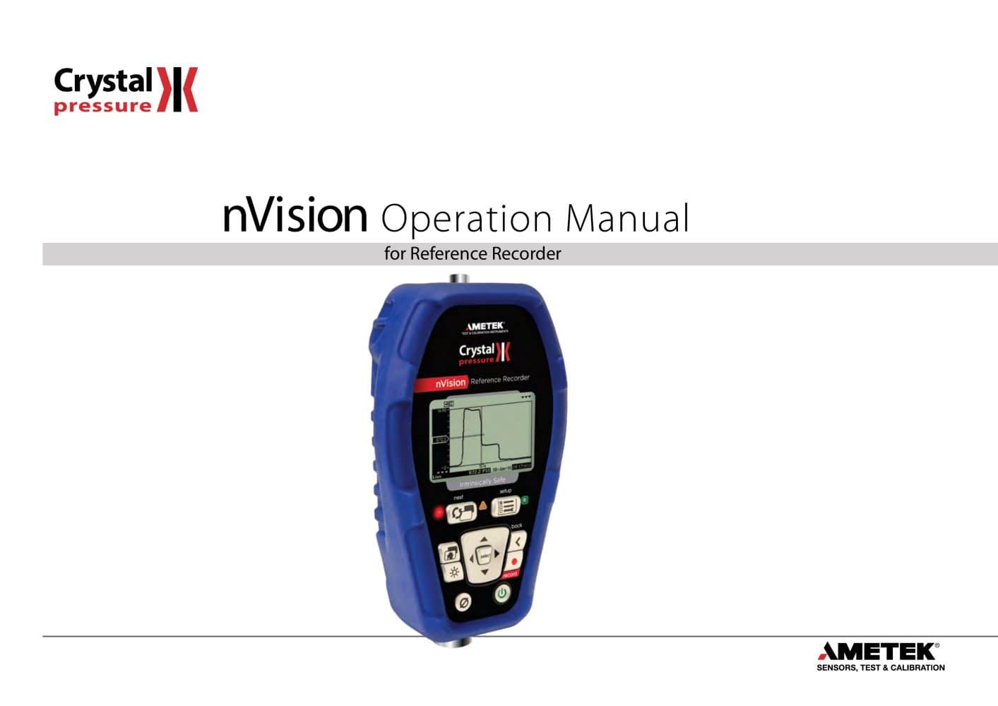 nVision Reference Recorder Manual - Crystal Engineering