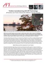 Turbine manufacturing at Siemens with API Laser Tracker Systems
