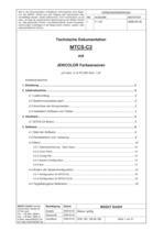 Data sheet MTCS-C2 with JENCOLOR color sensors