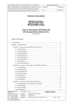  Software Description MTCS-ME1