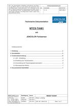 Technical Documentation MTCS-TIAM1 with JENCOLOR color sensor  