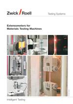 Extensometers for material testing machines