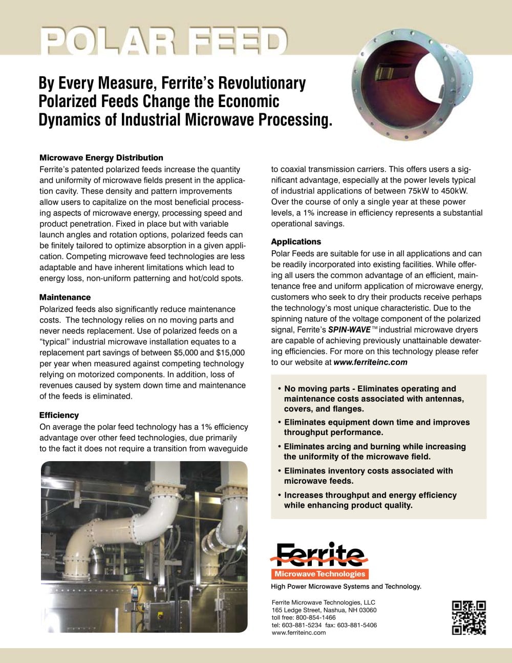 Rotary Antenna Microwave Feeds Ferrite Company Pdf Catalogue Rotary Antenna Microwave Feeds 1 Pages