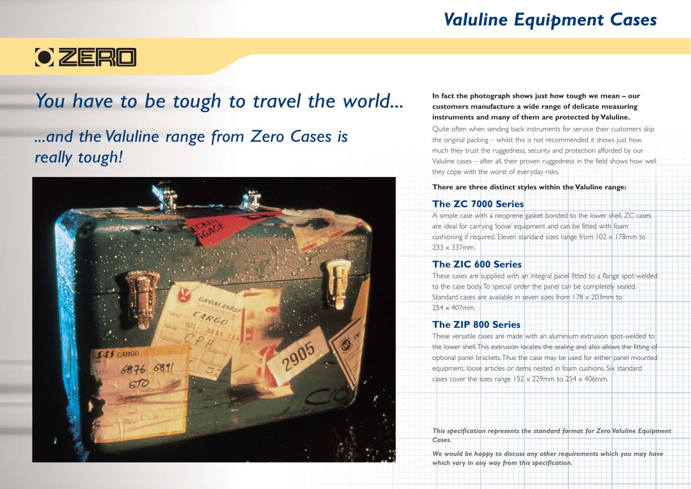 Valuline low cost aluminium instrument/equipment cases - Zero Manufacturing
