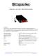 Capacitec 4100-SLC/4101-SLC Signal Conditioner Specifications - CAPACITEC