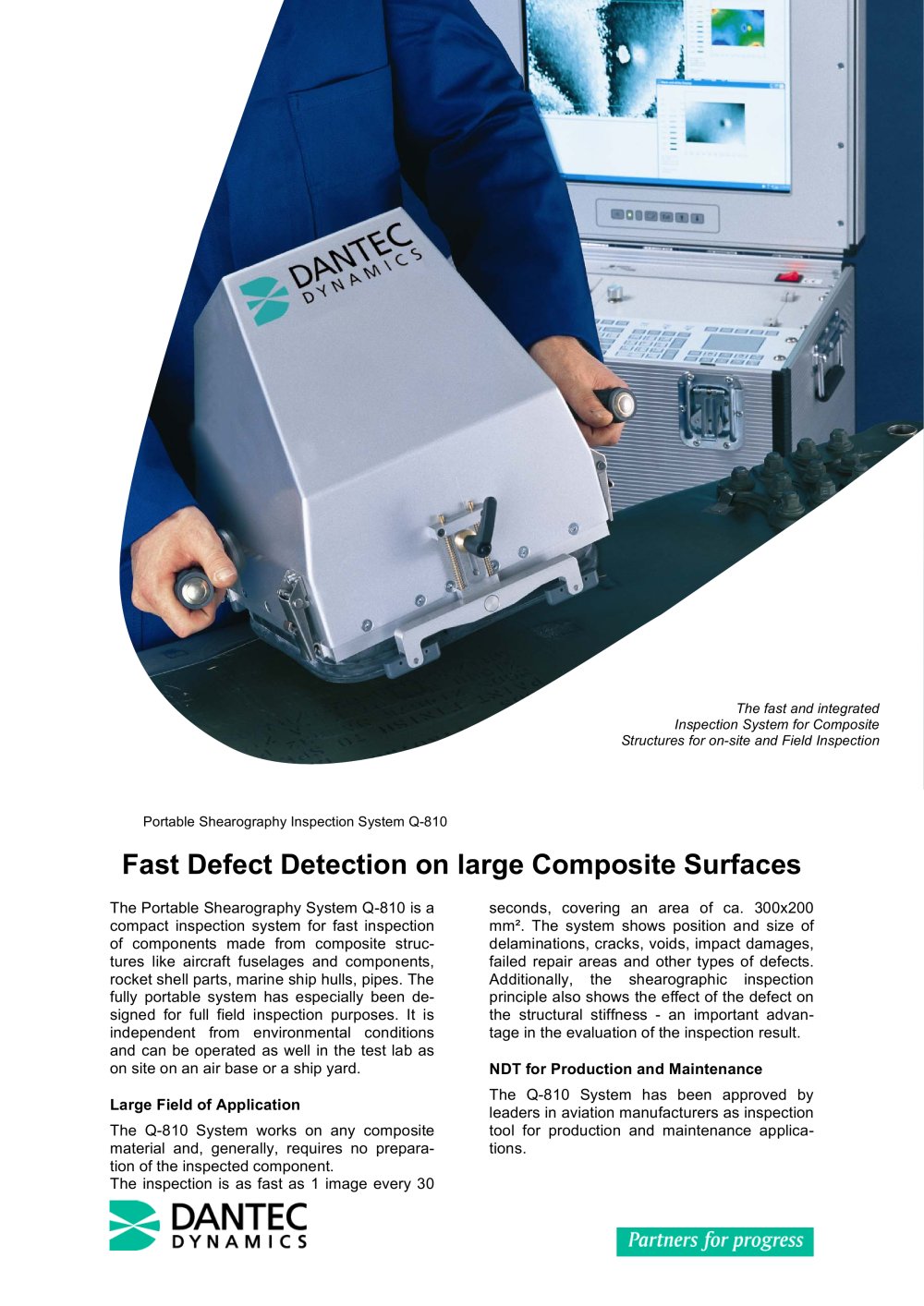 Portable Shearography System Q-810 - Dantec Dynamics A/S
