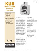  	 KUH Horizontal Unit Heater PDS