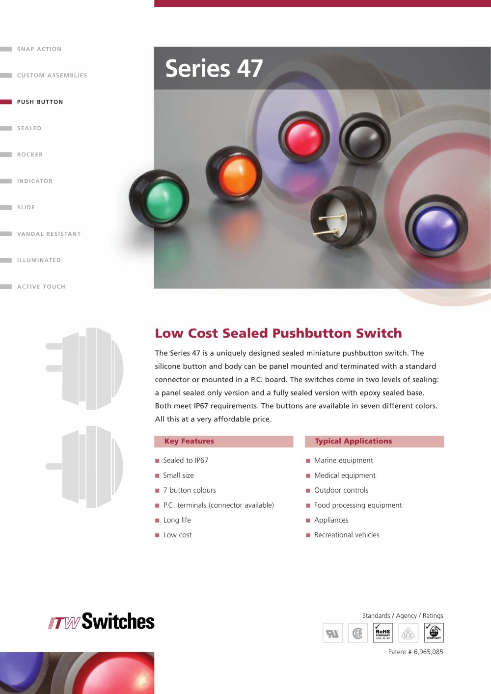ITW Series 47 - ITW Switches