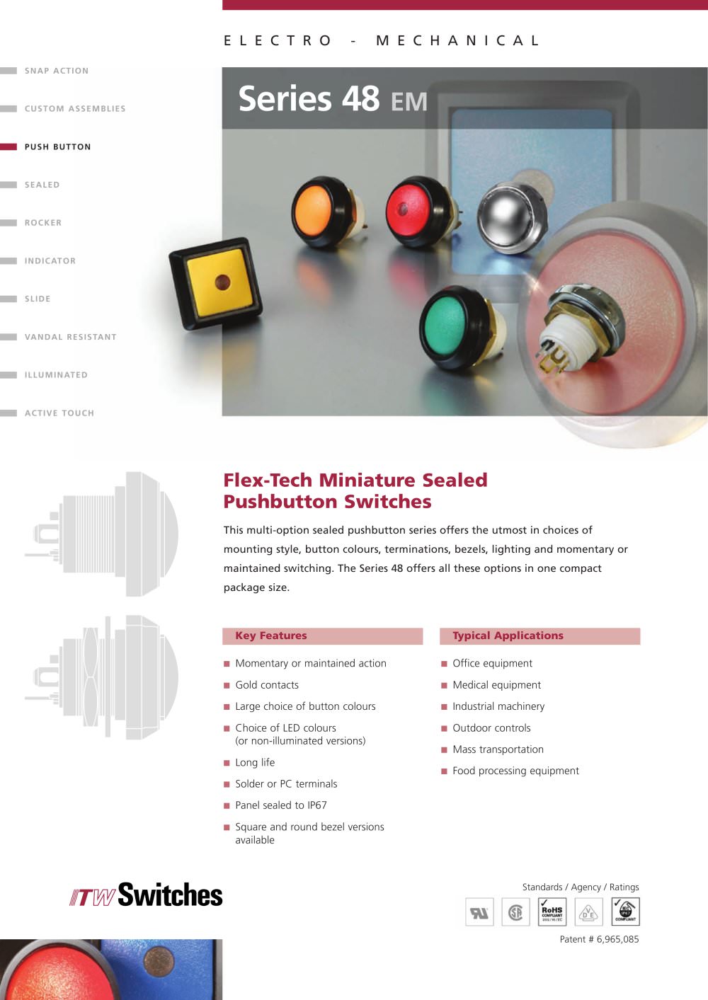 ITW Series 48EM - ITW Switches