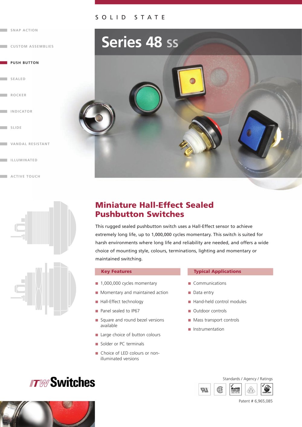ITW Series 48SS - ITW Switches