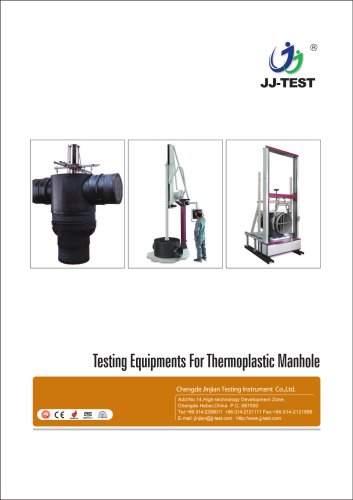 Jj Test Ring Stiffness Tester For Plastic Pipes Jj Test Chengde