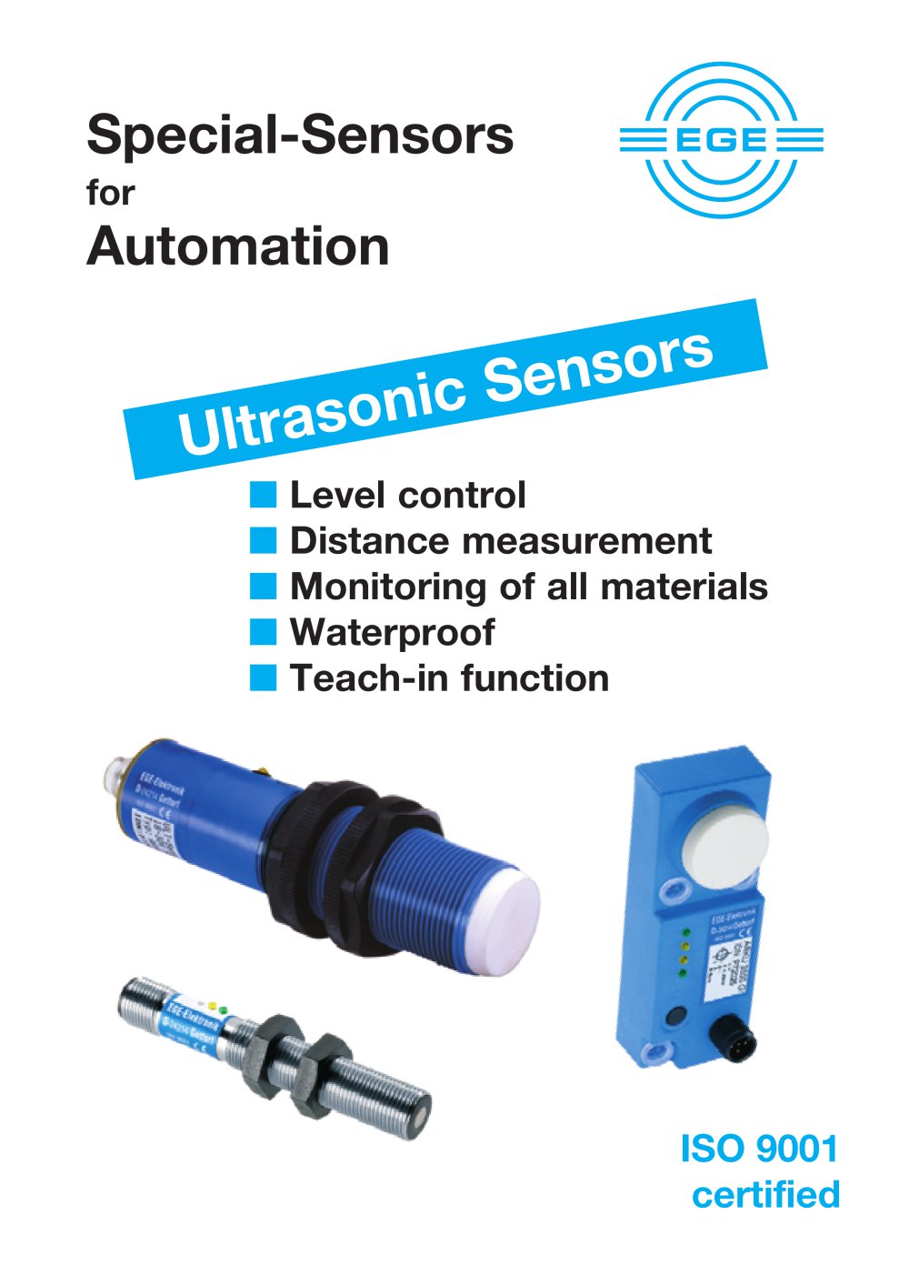 Ultrasonic Sensors - EGE