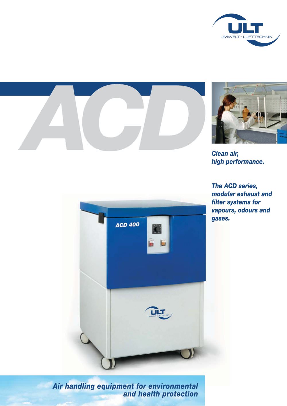 ACD series for gases, vapours and odours - ULT AG