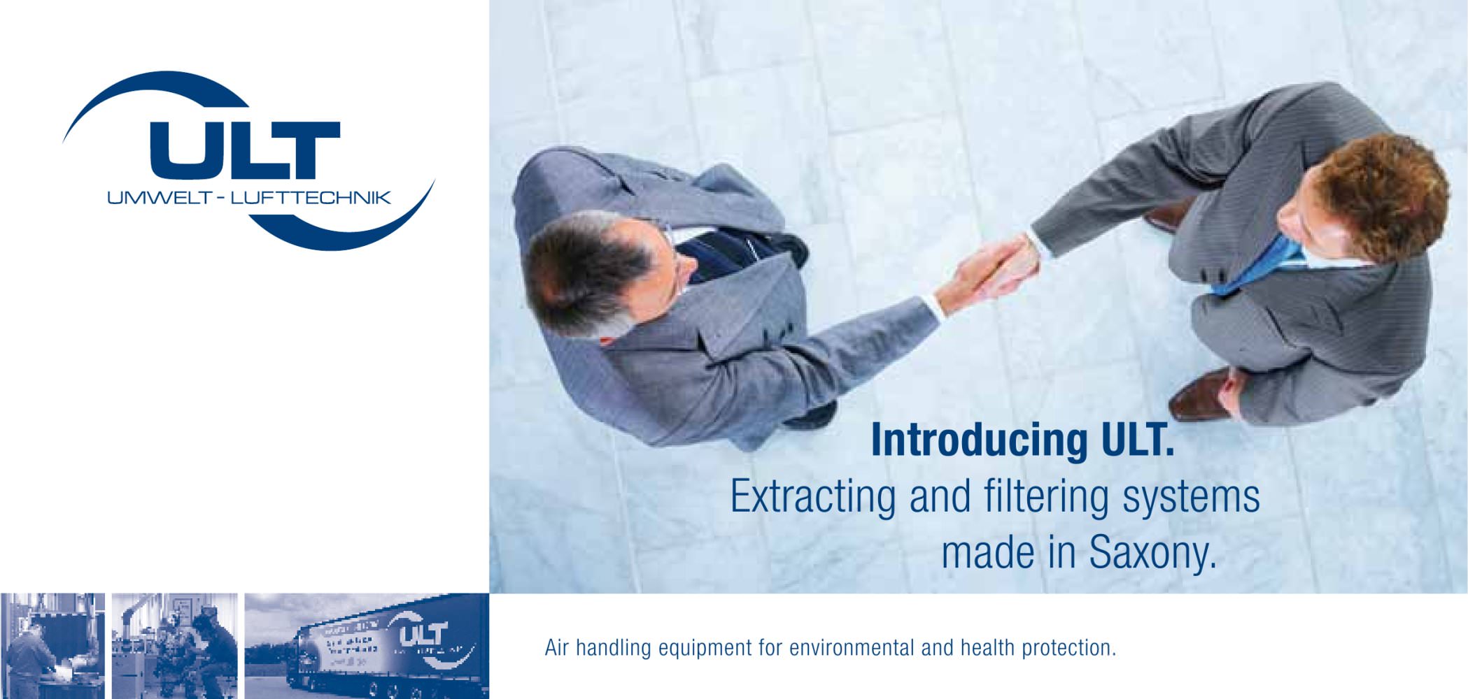 Introducing ULT. Extracting and filtering systems made in Saxony - ULT AG