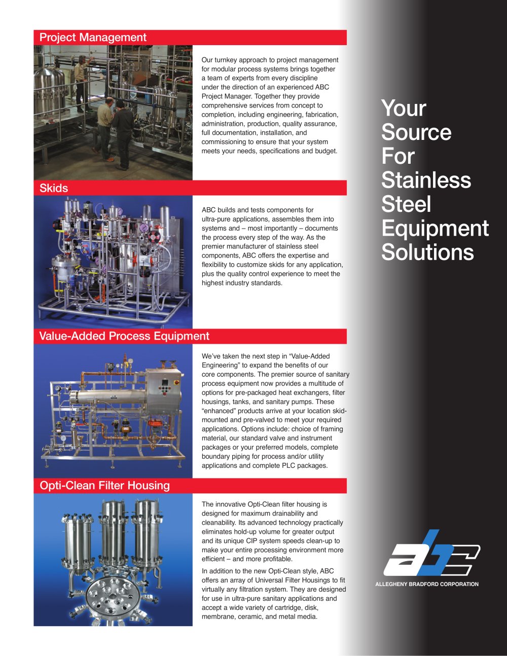 ABC Capabilities Brochure - Allegheny Bradford