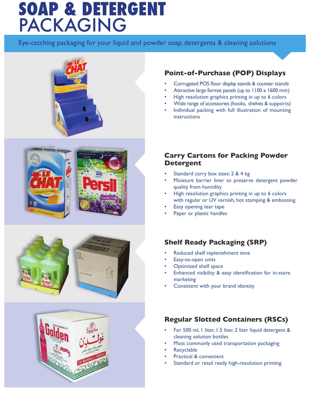 detergent packaging - Eredi Caimi