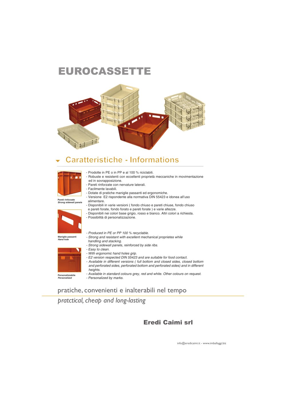EURO CASSETTE - Eredi Caimi