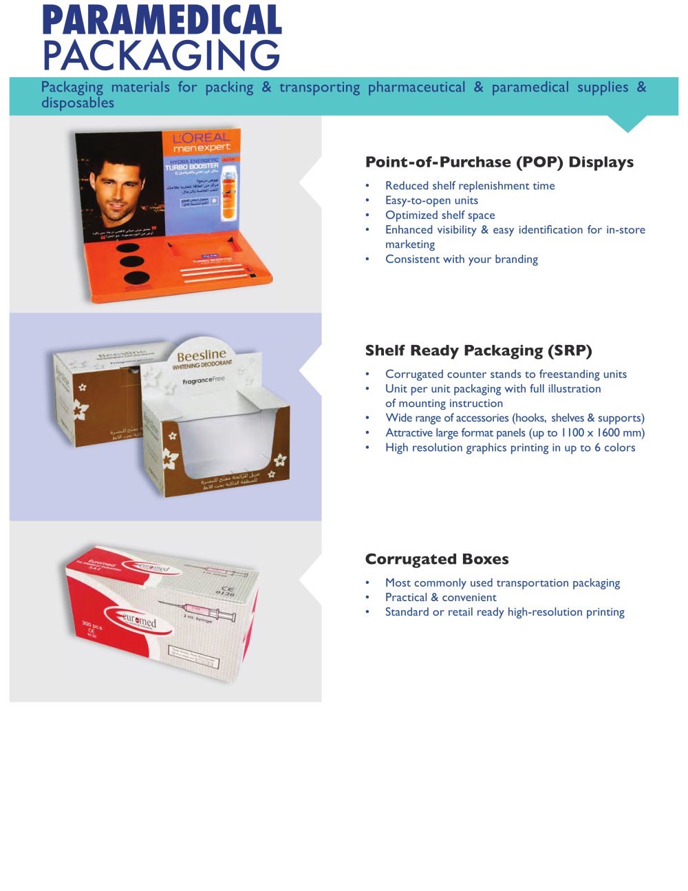 paramedical packaging - Eredi Caimi
