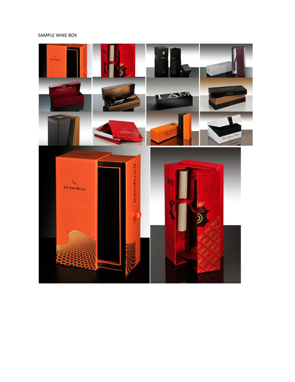 SAMPLE WINE BOX - Eredi Caimi