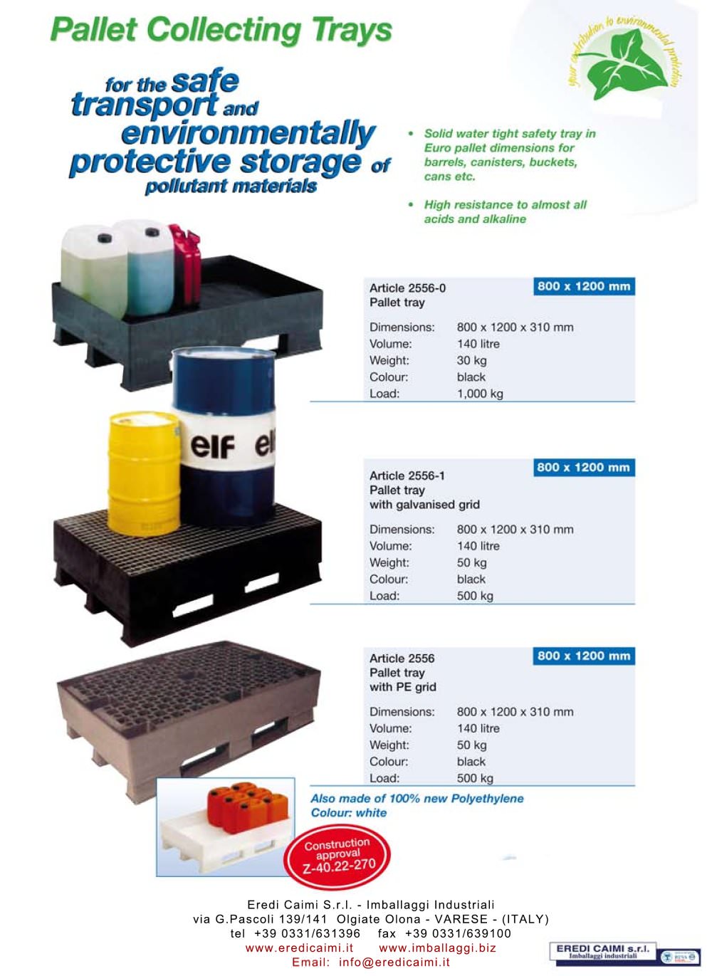 tray pallets container - Eredi Caimi