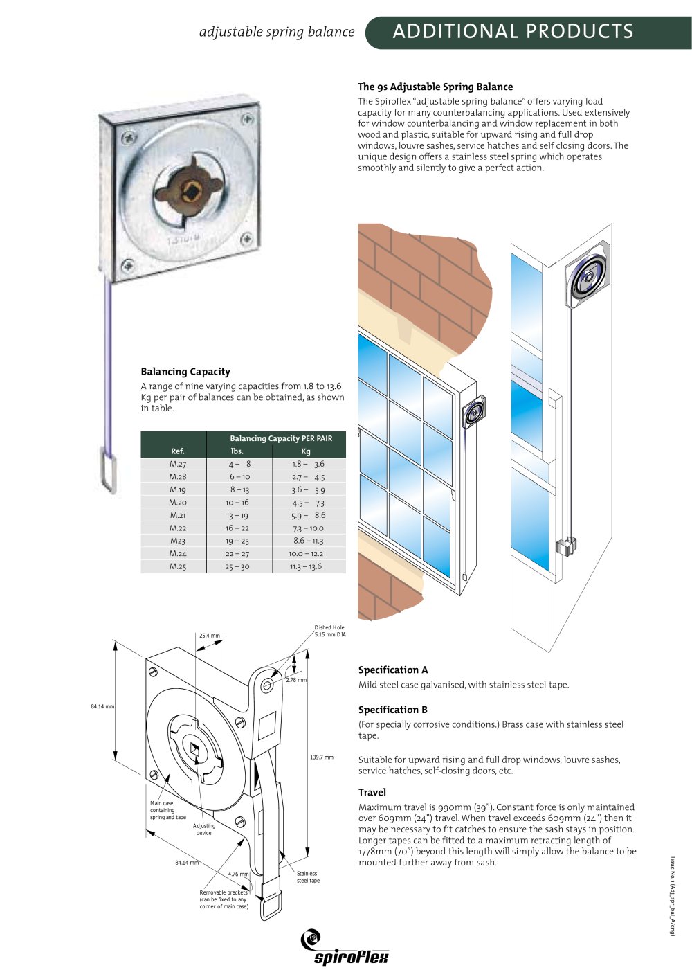 adjustable spring balance - Spiroflex
