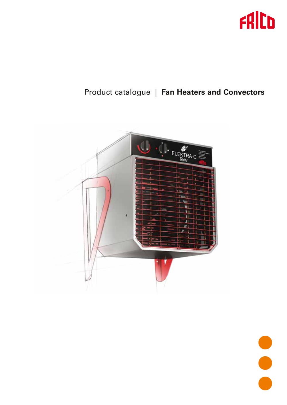 Catalogue - Fan heaters and convectors - FRICO - (Version JPG)