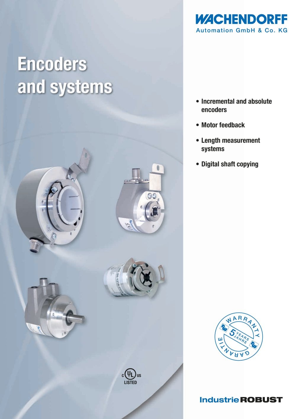 Short-Catalogue Encoders and systems - Wachendorff Automation GmbH & Co